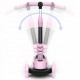 Trotineta 3 in 1 cu roti cu LED Ricokids Cubi 765501 - Roz