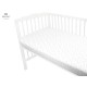 MimiNu - Cearceaf cu elastic pentru patut 120X60 cm Din bumbac certificat Oeko Tex Standard 100 Mini Gray Stars