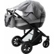 Parasolar cu laterale pentru landou si carucior Copertina protectie UPF 50+ cu fereastra Usor reglabil Rezistent la apa FreeON G