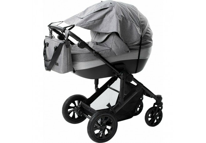Parasolar cu laterale pentru landou si carucior Copertina protectie UPF 50+ cu fereastra Usor reglabil Rezistent la apa FreeON G