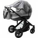 Parasolar cu laterale pentru landou si carucior Copertina protectie UPF 50+ cu fereastra Usor reglabil Rezistent la apa FreeON G