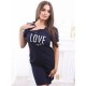 Camasa de alaptat Din bumbac Cu capse oblice Masura L I love my Baby Navy Blue