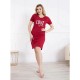 Camasa de alaptat Din bumbac Cu capse oblice Masura XL I love my Baby Bordeaux