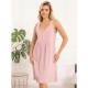 Camasa de alaptat Din bumbac Cu fermoar pe mijloc Fara maneci Masura L/XL Sofia Dusty Pink