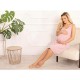 Camasa de alaptat Din bumbac Cu fermoar pe mijloc Fara maneci Masura L/XL Sofia Dusty Pink