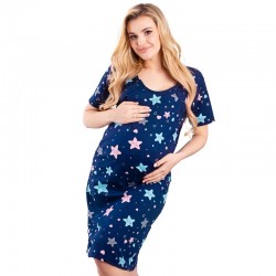 Camasa de alaptat Din bumbac Cu nasturi Masura M Sleeping Stars II