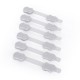 Feedo - Set sisteme de siguranta pentru mobilier Universale Cu lungime reglabila 19 x 3.4 cm Distanta 2-11 cm 6 bucati Alb