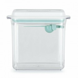 Feedo - Recipient depozitare lapte praf 1700 ml Capac etans Din plastic Fara BPA Turcoaz