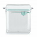 Feedo - Recipient depozitare lapte praf 1700 ml Capac etans Din plastic Fara BPA Turcoaz