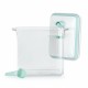 Feedo - Recipient depozitare lapte praf 1700 ml Capac etans Din plastic Fara BPA Turcoaz