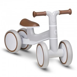 Lionelo - Bicicleta fara pedale Villy Cu 4 roti Din spuma EVA si TPR Stabila Manere moi antiderapante 12- 36 luni Sustine pana l