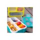 Cutie pentru pranz Bento Cu furculita Cu trei compartimente BPA Free Bbluv Lime