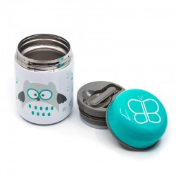 Termos pentru alimente solide Food Cu lingurita inclusa 300 ml BPA Free Bbluv Aqua