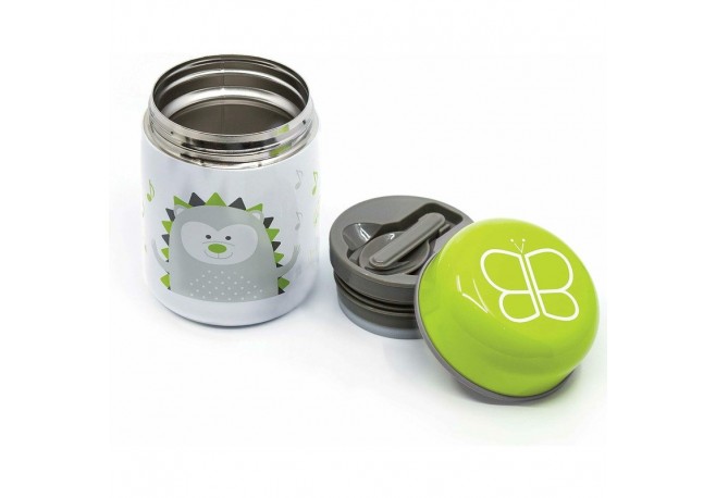 Termos pentru alimente solide Food Cu lingurita inclusa 300 ml BPA Free Bbluv Lime