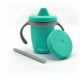 Canuta 4 in 1 cu pai manere si capac Kup Silicon Fara BPA 240 ml Bbluv Aqua