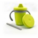 Canuta 4 in 1 cu pai manere si capac Kup Silicon Fara BPA 240 ml Bbluv Lime