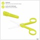 Foarfeca alimentara Kut Ceramica Fara BPA Bbluv Lime