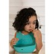 Set 2 bavete portabile cu buzunar Poket Cu lingurita inclusa Fara BPA Bbluv Lime/Grey
