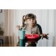 Set 5 lingurite Spoon Silicon Textura moale Anti-bacteriene si non-alergice Fara BPA Bbluv Blue
