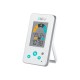 Termometru/Higrometru digital 2 in 1 Igro Cu ceas si alarma Ecran LCD Pe baza de baterii AAA Bbluv White