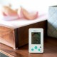 Termometru/Higrometru digital 2 in 1 Igro Cu ceas si alarma Ecran LCD Pe baza de baterii AAA Bbluv White