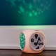 Lampa de veghe Kube Cu proiector si muzica Cu 15 melodii Cu 3 teme de proiectie Oprire automata de 60 de minute Pe baza de bater