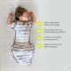 Sistem de infasare 3 in 1 Sleep Confortabil si sigur Cu 3 pozitii ale bratelor Small Pentru 3 - 6 Kg Bbluv Grey