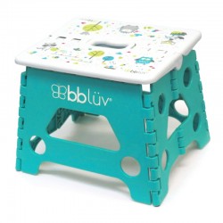 Inaltator de baie pliabil Step Practic si usor de transportat Rezistent pana la 113 Kg Bbluv Blue