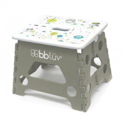 Inaltator de baie pliabil Step Practic si usor de transportat Rezistent pana la 113 Kg Bbluv Grey
