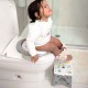 Inaltator de baie pliabil Step Practic si usor de transportat Rezistent pana la 113 Kg Bbluv Grey
