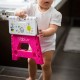 Inaltator de baie pliabil Step Practic si usor de transportat Rezistent pana la 113 Kg Bbluv Pink