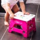 Inaltator de baie pliabil Step Practic si usor de transportat Rezistent pana la 113 Kg Bbluv Pink