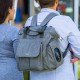 Rucsac pentru mamici Metro Cu 15 buzunare si sectiuni Include cutie pentru servetele umede Include salteluta de schimbare Cu sup