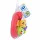 Set 3 animalute de baie si barca plutitoare Fara gauri Cu gentuta pentru transport Fara BPA Splash and Float Friends Playgro Mul