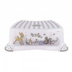Inaltator de baie antiderapant Tomek Cu baza antialunecare 40.5 x 28.5 x 14 cm Keeeper Bambi Nordic White