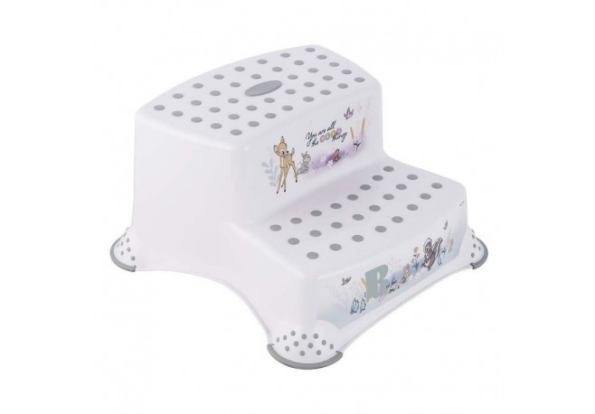Scaunel Inaltator WC in Doua Trepte Suprafata antiderapanta Igor 40 x 37 x 21 cm Keeeper Bambi Nordic White