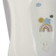 Cadita ergonomica de baie cu dop de scurgere Maria 84 x 49 x 30 cm Keeeper Rainbow