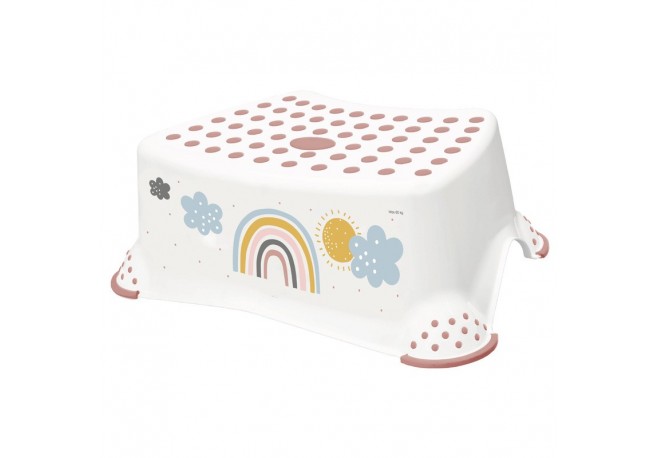 Inaltator de baie antiderapant Tomek Cu baza antialunecare 40.5 x 28.5 x 14 cm Keeeper Rainbow