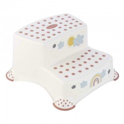 Scaunel Inaltator WC in Doua Trepte Suprafata antiderapanta Igor 40 x 37 x 21 cm Keeeper Rainbow
