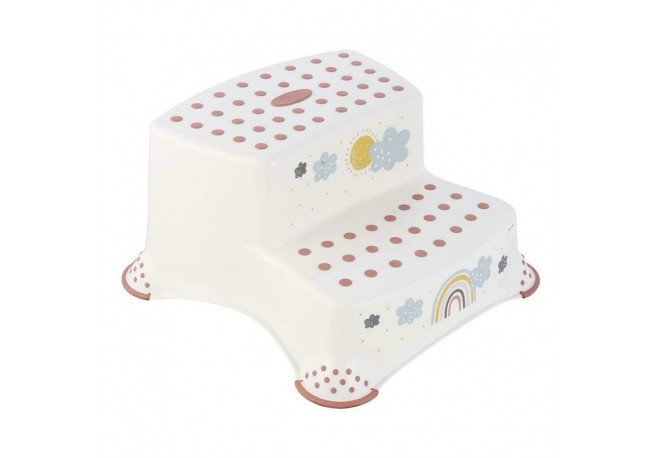 Scaunel Inaltator WC in Doua Trepte Suprafata antiderapanta Igor 40 x 37 x 21 cm Keeeper Rainbow