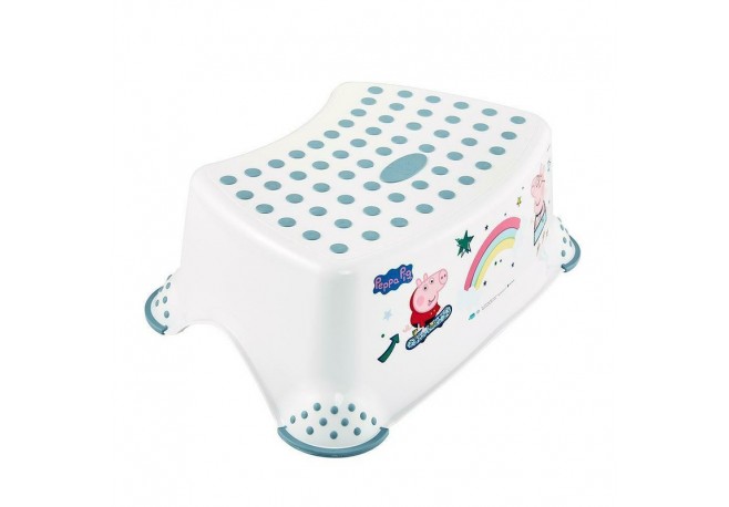Inaltator de baie antiderapant Tomek Cu baza antialunecare 40.5 x 28.5 x 14 cm Keeeper Peppa Pig Blue