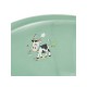 Cadita ergonomica de baie cu dop de scurgere Maria 84 x 49 x 30 cm Keeeper Funny Farm Green
