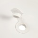 Cadita ergonomica de baie cu dop de scurgere Maria 84 x 49 x 30 cm Keeeper Hippo White