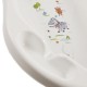 Cadita ergonomica de baie cu dop de scurgere Maria 84 x 49 x 30 cm Keeeper Hippo White