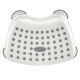 Inaltator de baie antiderapant Tomek Cu baza antialunecare 40.5 x 28.5 x 14 cm Keeeper Hippo White
