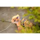 Joueco - Jucarie de tras tigru Colectia The Wildies Family Din lemn certificat FSC 26 x 10 x 15 cm 12 luni+ Multicolor
