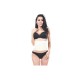 Qmini - Centura postnatala abdominala Reglabila Cu Velcro Beige