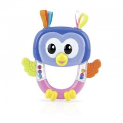 Nuby - Jucarie pentru dentitie zornaitoare Bufnita Fara BPA 3+ luni Multicolor