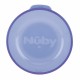 Nuby - Cana magica 360 Cu supapa din silicon Cu capac 300 ml 6+ luni Roz/Mov