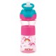 Nuby - Cana sport cu pai moale si pliabil Din materialul ecologic tritan Rezistenta 360 ml 3+ ani Roz